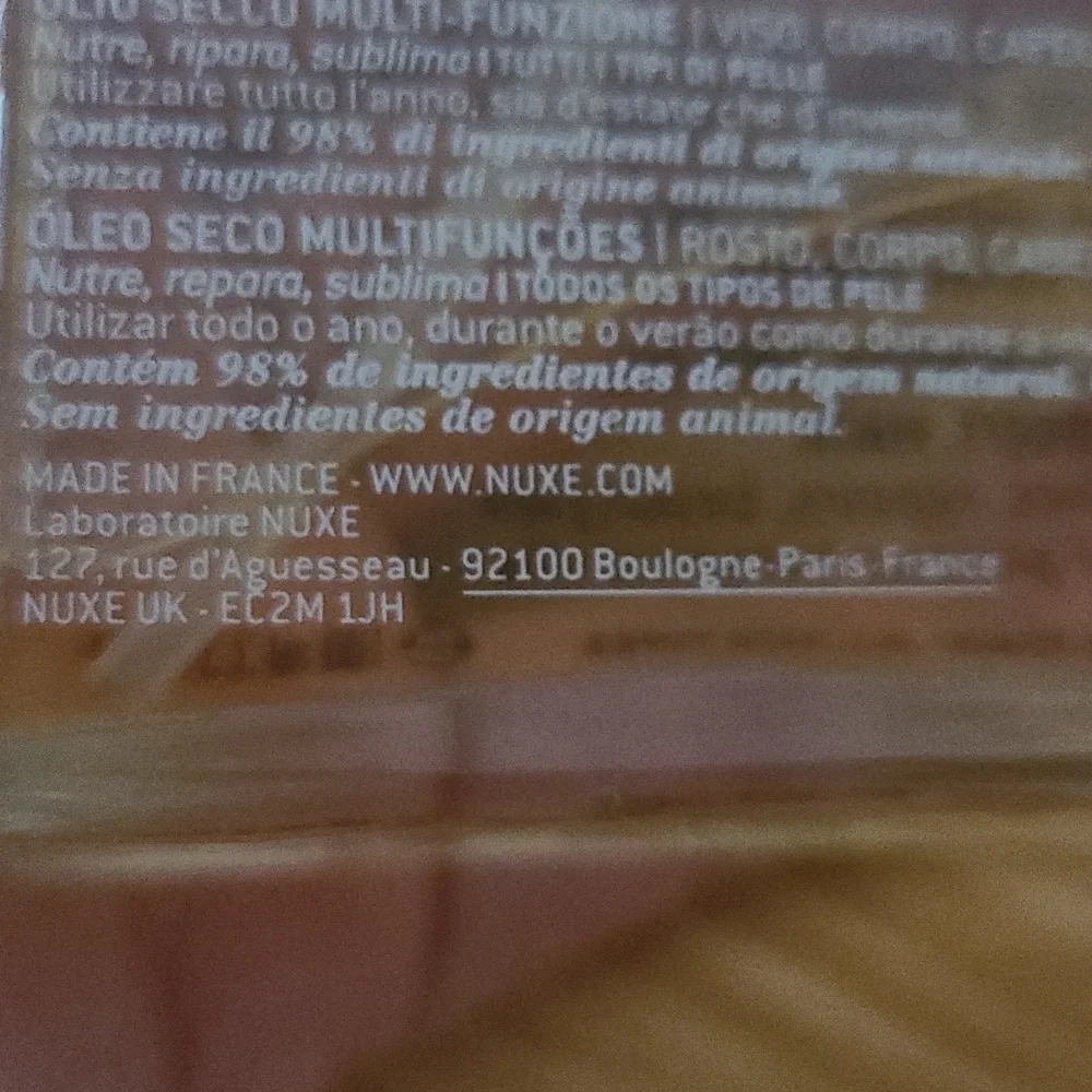 NUXE Hair, Body, Face Dry Oil - Picture 3 of 3